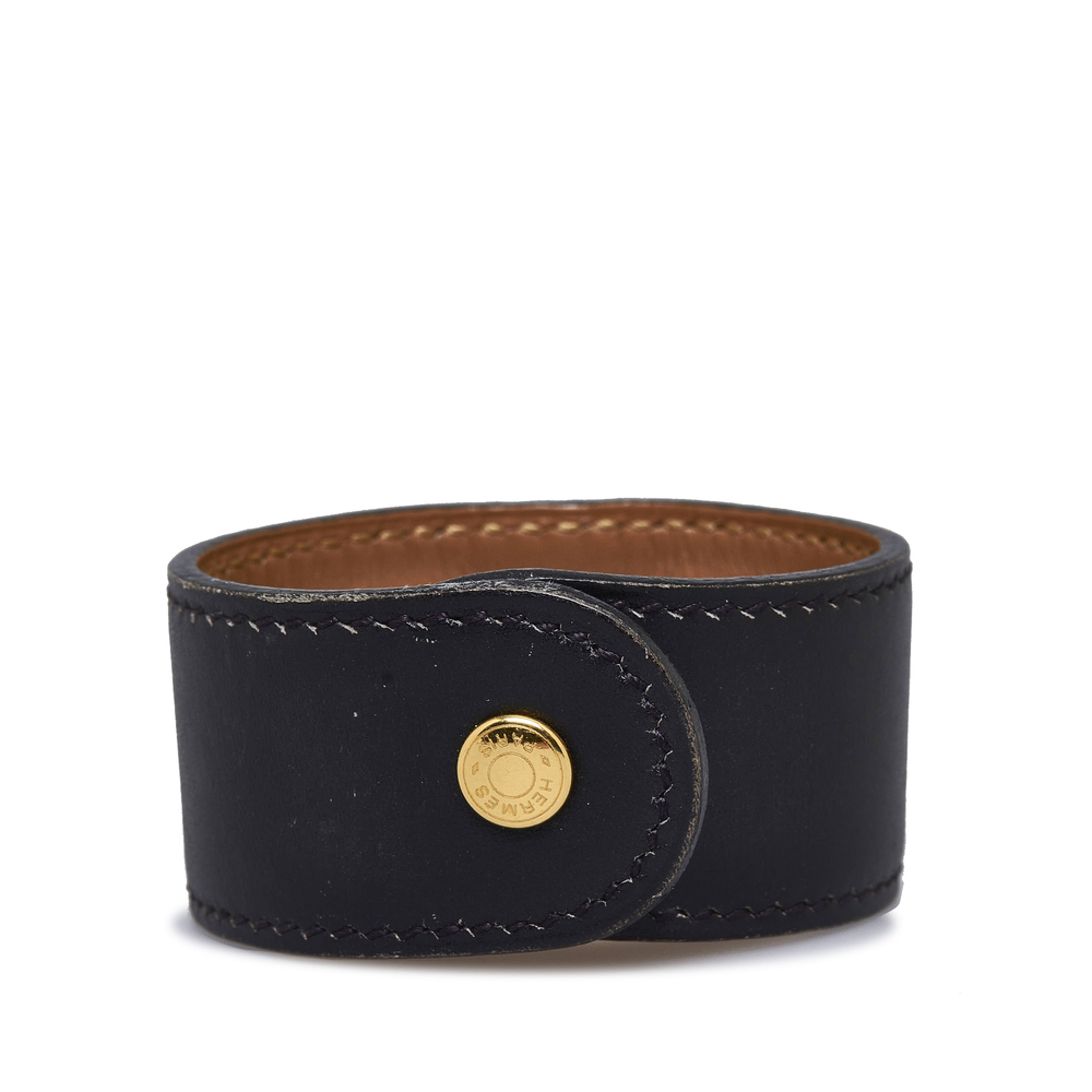 HERMES Medor Leather Bracelet Costume Bracelet - Picture 3 of 4